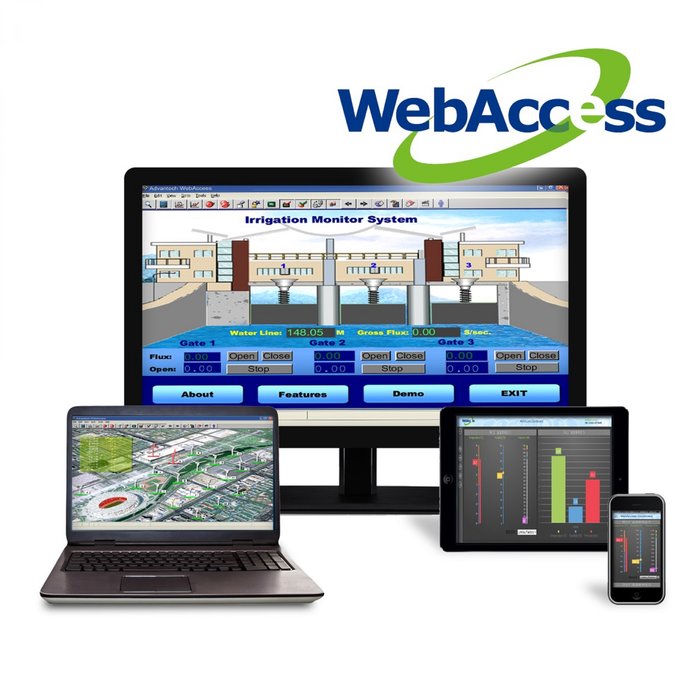 Advantech présente son nouveau logiciel HMI/SCADA, WebAccess 8.0, avec tableau de bord professionnel intelligent HTML5